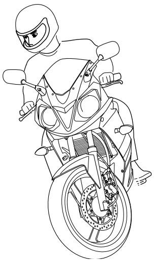 DAELIM ROADWINR - POSITIONS POUR CHANGER DE DIRECTION - 1