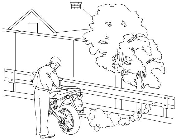 DAELIM ROADWINR - AVANT DE DEMARRER LE VEHICULE - 1