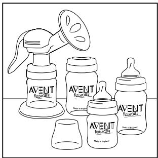 AVENT COFFRET VIE ACTIVE - Biberons de conservation - 1
