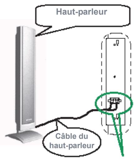 BENQ 46W1 - Connexion à des haut-parleurs externes : - 1