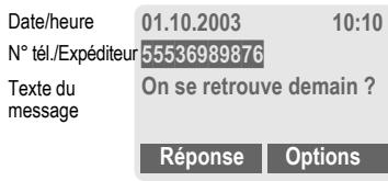 BENQ A60 - Réception d'un SMS - 4