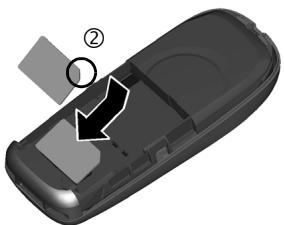 BENQ A60 - Insertion de la carte SIM/batterie - 2