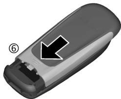 BENQ A60 - Insertion de la carte SIM/batterie - 4