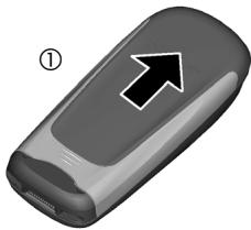 BENQ A60 - Insertion de la carte SIM/batterie - 1