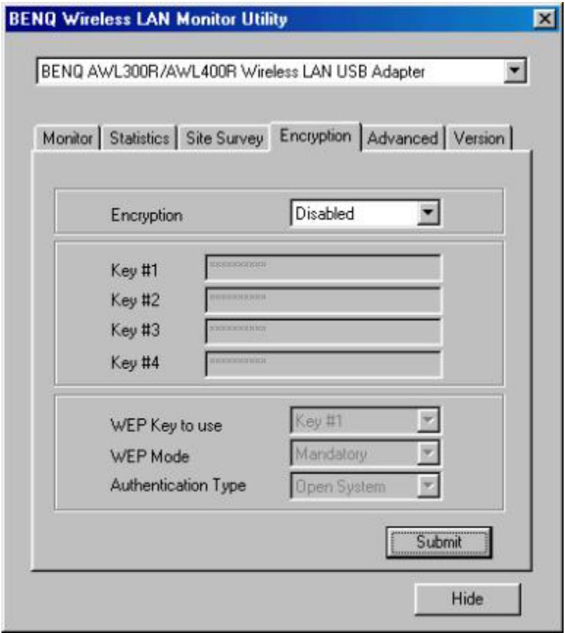 BENQ AWL-400 - Encryption - 1