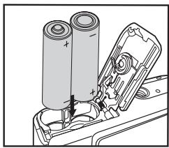 BENQ DC C630 - Pour insérer les piles: - 1