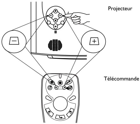 BENQ DS650 - Correction trapézoidale numérique - 1