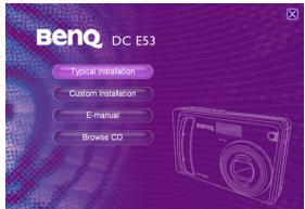 BENQ E53 - Installer le Logiciel de l'Appareil Photo Numérique - 1