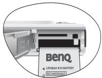 BENQ E600 - Rechargement de la batterie - 2