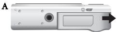 BENQ E610 - Pour enlever la batterie : - 1