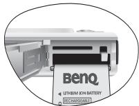 BENQ E63+ - Pour enlever la batterie : - 2