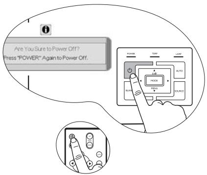 BENQ MP610 - Shutdown - 3
