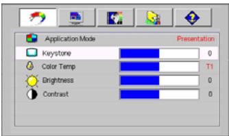 BENQ MP610 - Using the menus - 3