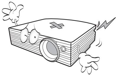 BENQ MP610 - Caution - 1