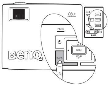 BENQ MP620 - Masquage de l'image - 1