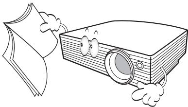 BENQ MP620 - Attention - 2