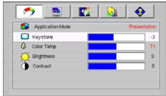 BENQ MP620 - Utilisation des menus - 2