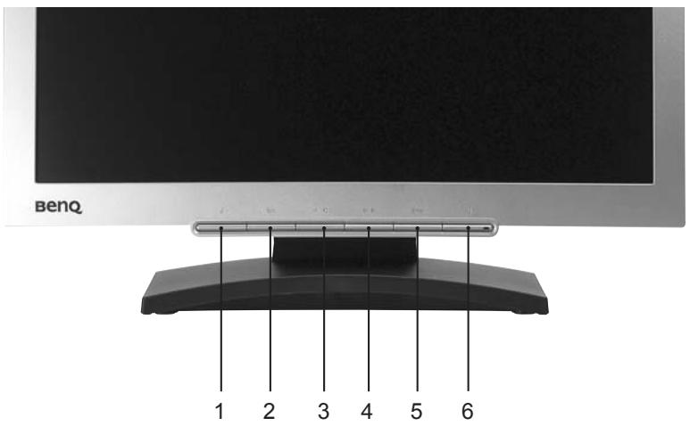 BENQ T705 - Réglage du moniteur - 1