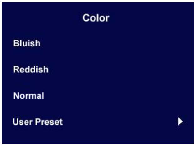 BENQ T705 - Mode Menu Principal - 10
