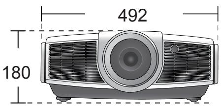 BENQ W5000 - Dimensions - 2