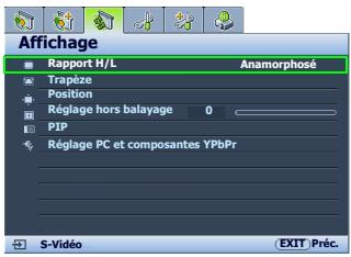 BENQ W5000 - Utilisation des menus à l'écran - 2