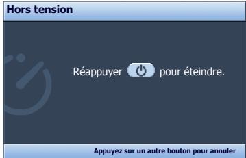 BENQ W5000 - Eteindre le projecteur - 2