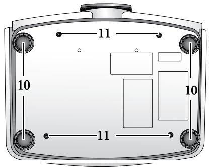 BENQ W5000 - Face inférieure et laterale - 1