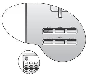BENQ W5000 - Eteindre le projecteur - 1