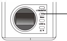 BENQ DC 1500 - Menu de paramétrage du mode rafale (écran LCD) - 1