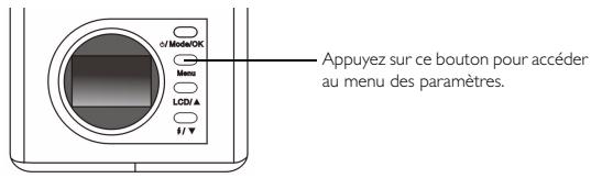 BENQ DC 1500 - Menu de paramétrage du mode lecture (écran LCD) - 1
