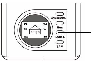 BENQ DC 1500 - Réglage de l'affichage des icones sur l'écran LCD - 1