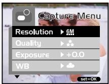 BENQ E30 - Menu Enregistrement - 1