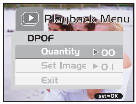 BENQ E30 - Paramétrage DPOF - 2