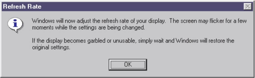 BENQ FP767 V2 - Choix du taux de rafraîchissement correct - 4