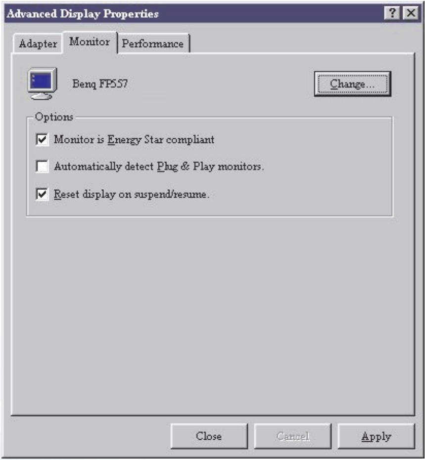 BENQ FP767 V2 - Installation logicielle du moniteur - 9