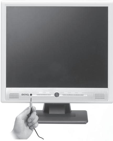 BENQ FP767 V2 - Installation matérielle du moniteur - 9