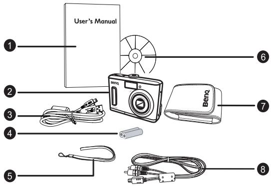 BENQ C520 - Vérification du contentu du paquet - 1