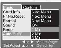 BENQ C60 - Auto POFF (Auto eteint-Off) - 4