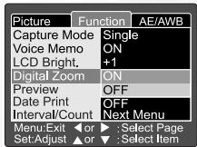 BENQ C60 - Utilisation du zoom numérique - 2