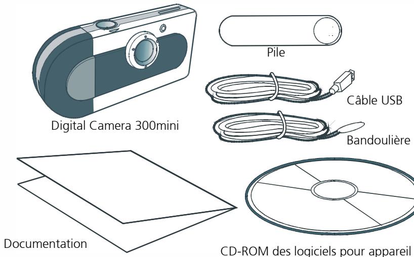 BENQ DC300 MINI - Contenu de l'emballage - 1