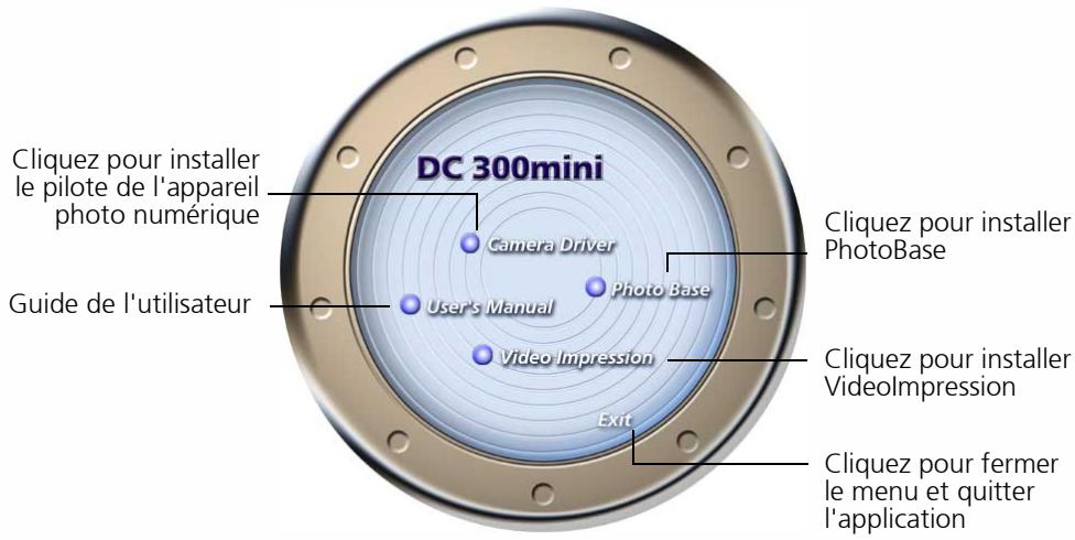 BENQ DC300 MINI - Installation des logiciels pour apparéil photo numérique - 2