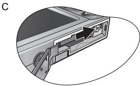 BENQ E1280 - Pour installer la batterie : - 2