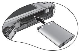 BENQ T1260 - Pour installer la batterie : - 1