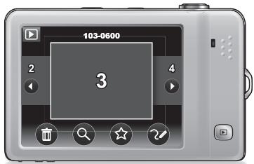 BENQ T1260 - Pour selectionner une option de lecture/d'édition : - 2