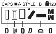 DYMO LETRATAG XR - Selecteren van de tekststijl - 1