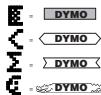 DYMO LETRATAG XR - Souligner ou encadrer un texte - 2
