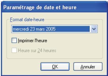 DYMO LABEL SOFTWARE V7.6 - Pour insérer un tampon date/heure - 1