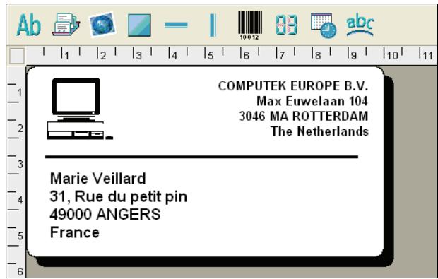 DYMO LABEL SOFTWARE V7.6 - Pour changer la police - 1