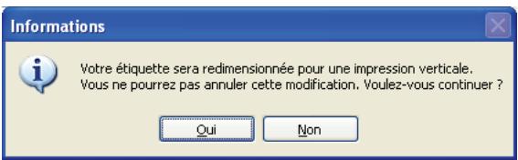 DYMO LABEL SOFTWARE V7.6 - Pour imprimer à la verticale - 1