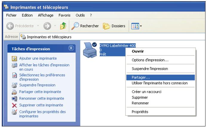 DYMO LABEL SOFTWARE V7.6 - Pour partager l'imprimante - 1